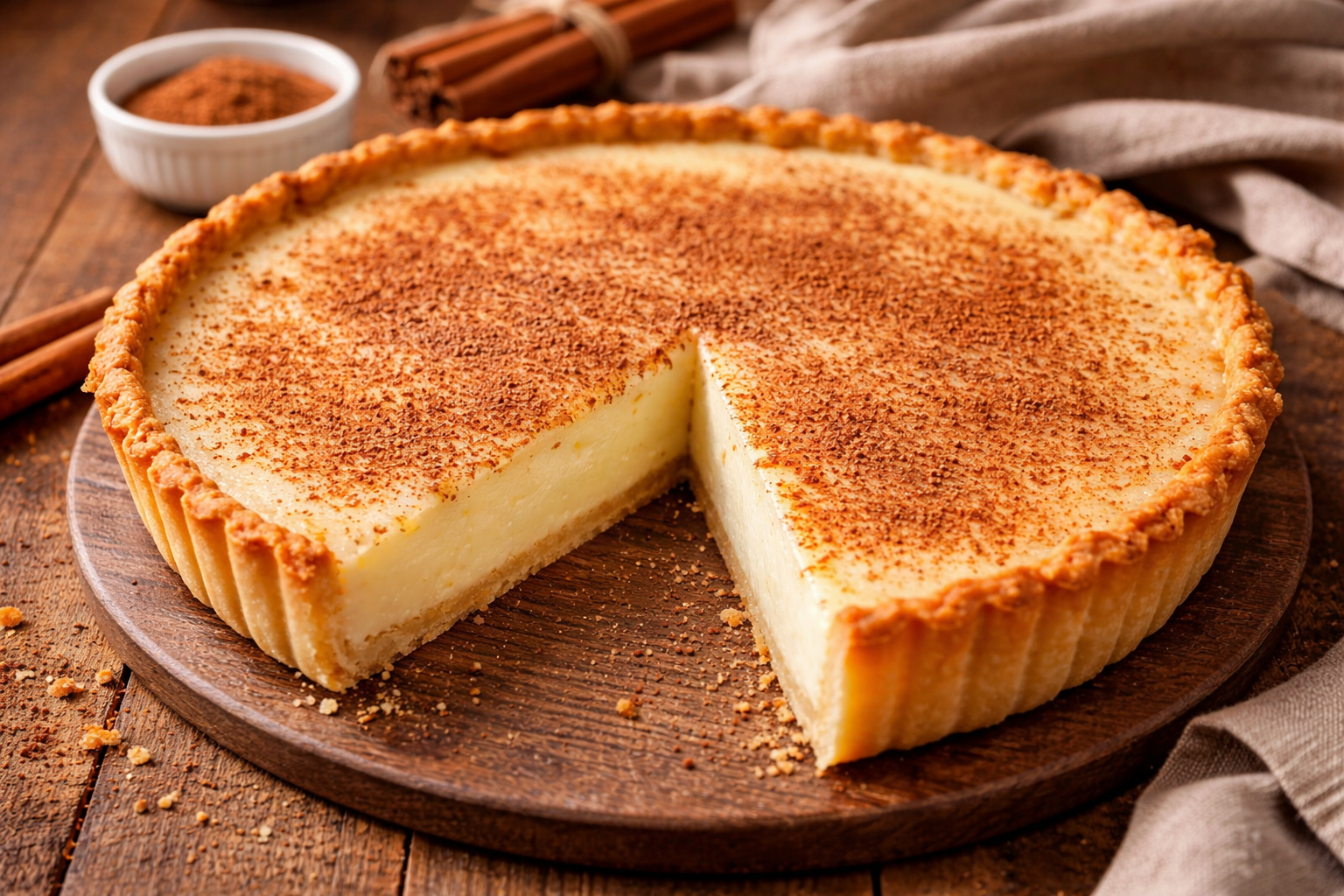 Delicious South African Milk Tart